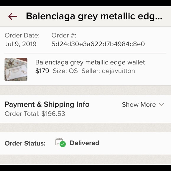 Balenciaga Classic Gold Continental Zip Around - Picture 5 of 5